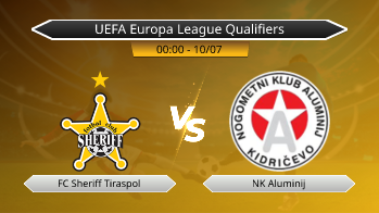 UEFA Europa League Qualifiers - FC Sheriff Tiraspol vs NK Aluminij
