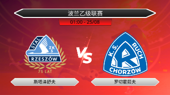 波兰乙级联赛 斯塔泽舒夫 VS 罗切霍茹夫