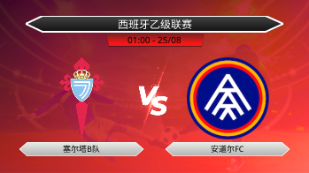 西班牙乙级联赛 塞尔塔B队 VS 安道尔FC