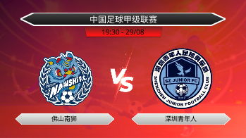 中国足球甲级联赛 佛山南狮 VS 深圳青年人