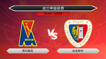 波兰甲级联赛 莫托路宾 VS 皮亚斯特