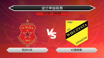 波兰甲级联赛 克拉科夫 VS KS莫摩斯