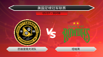 美国足球冠军联赛 匹兹堡猎犬河队 VS 坦帕湾