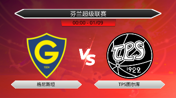 芬兰超级联赛 格尼斯坦 VS TPS图尔库