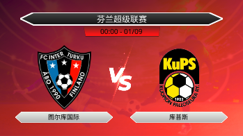 芬兰超级联赛 图尔库国际 VS 库普斯