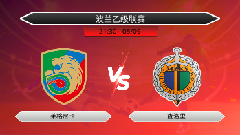 波兰乙级联赛 莱格尼卡 VS 查洛里