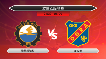 波兰乙级联赛 梅莱茨钢铁 VS 奥波莱