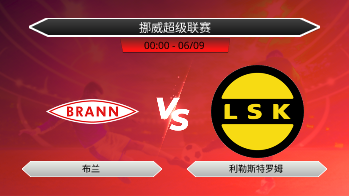 挪威超级联赛 布兰 VS 利勒斯特罗姆