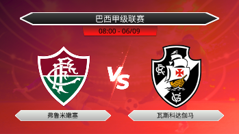 巴西甲级联赛 弗鲁米嫩塞 VS 瓦斯科达伽马
