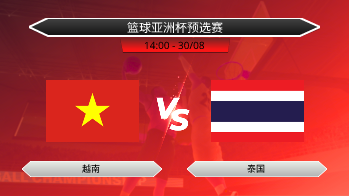 篮球亚洲杯预选赛 越南 VS 泰国