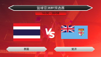 篮球亚洲杯预选赛 泰国 VS 斐济