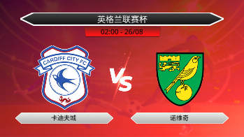 英格兰联赛杯 卡迪夫城 VS 诺维奇