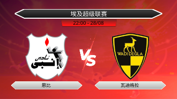埃及超级联赛 恩比 VS 瓦迪格拉