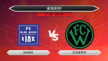 奥地利杯 BW林茨 VS 瓦克蒂罗尔