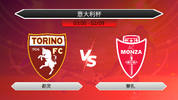 意大利杯 - 都灵 vs 蒙扎