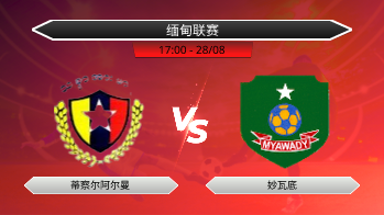 缅甸联赛 蒂察尔阿尔曼 VS 妙瓦底