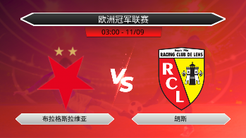 欧洲冠军联赛 - 布拉格斯拉维亚 vs RC Lens